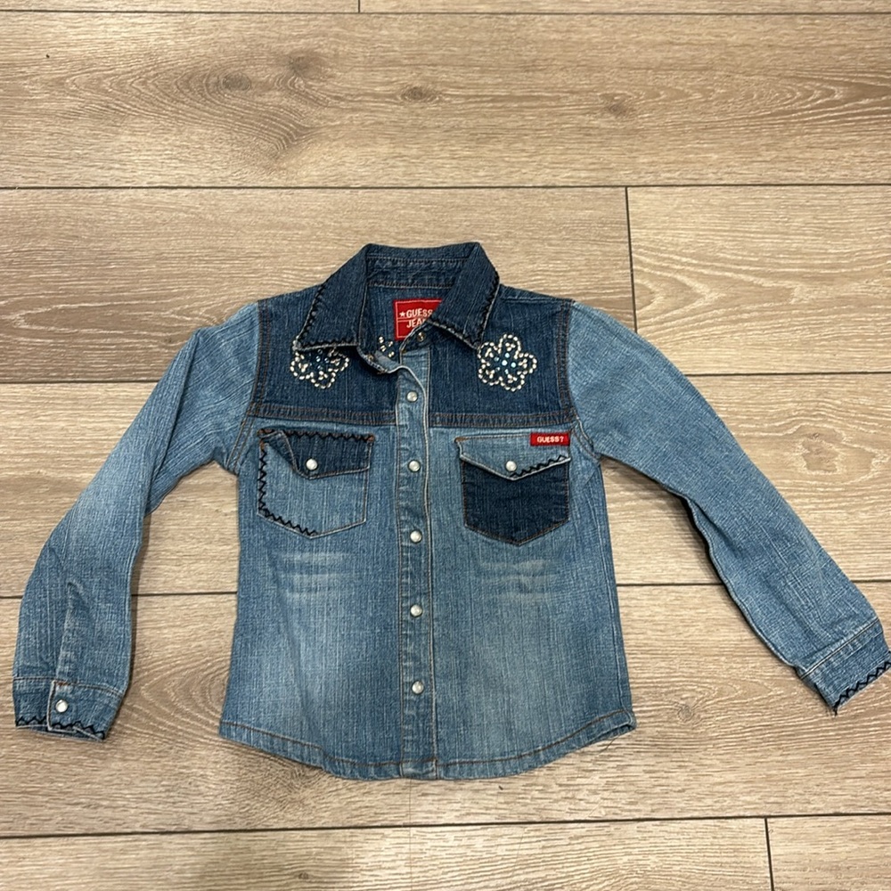Guess Jeans denim shirt size 5